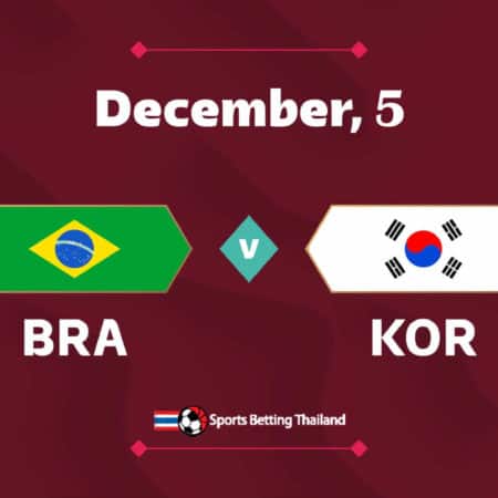 ฟุตบอลโลก 2022: บราซิล vs เกาหลีใต้